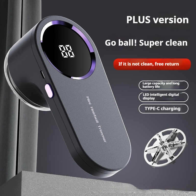 quitapelusas eléctrico recargable con pantalla digital