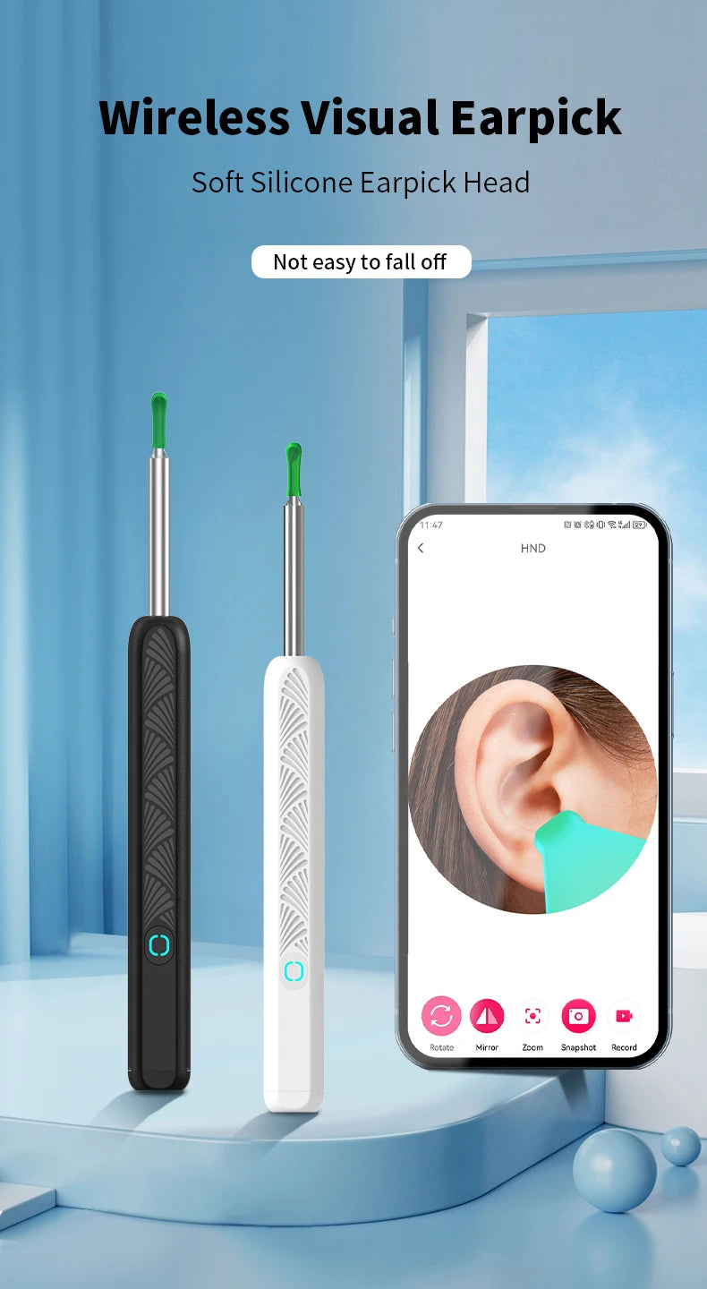 Limpiador de Oídos con Cámara HD WiFi