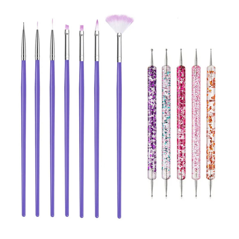 Set de Pinceles de Precisión para Nail Art