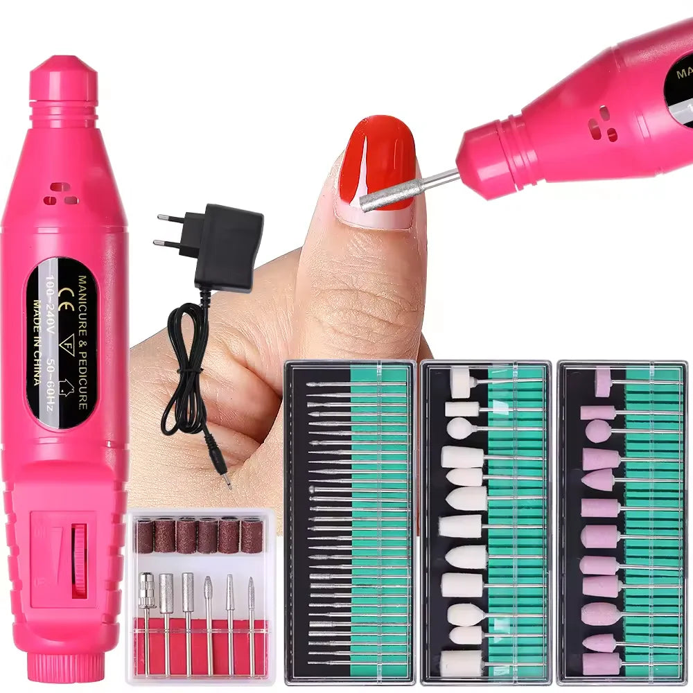 Torno Eléctrico para Manicura y Pedicura 6 en 1