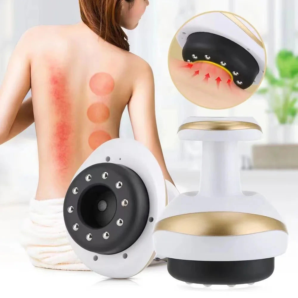 Masajeador Corporal  Eléctrico con calor  y Ventosas