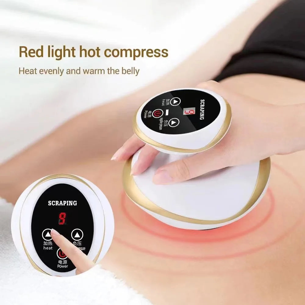 Masajeador Corporal  Eléctrico con calor  y Ventosas
