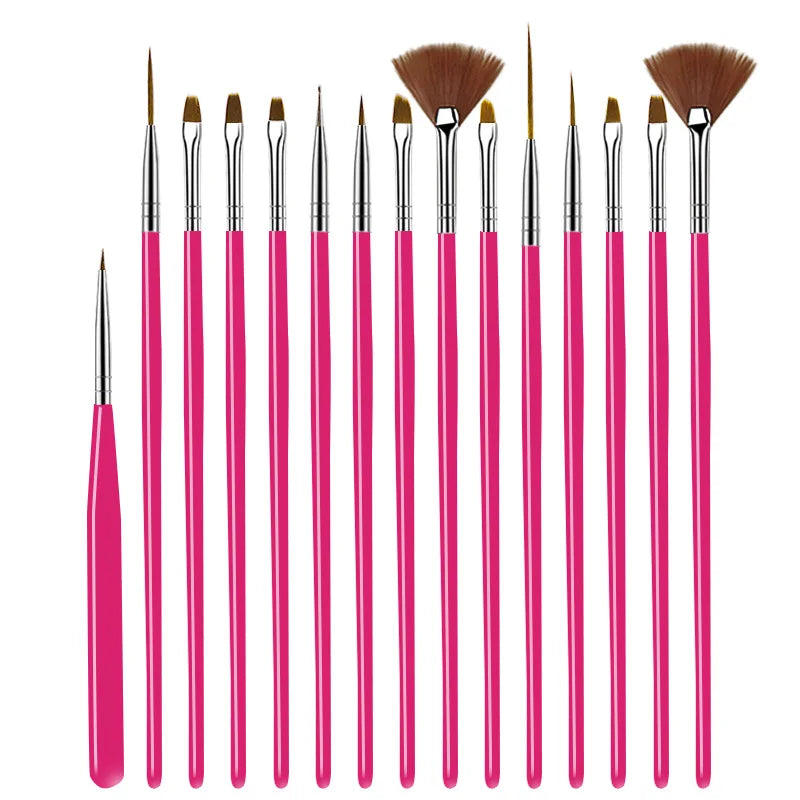 Set de Pinceles de Precisión para Nail Art