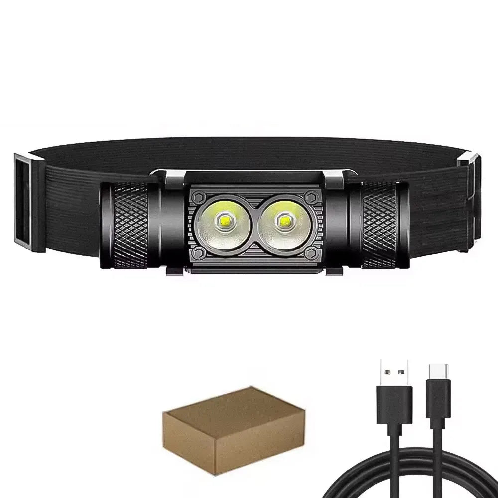 Linterna frontal LED RECARGABLE 2000 mAh