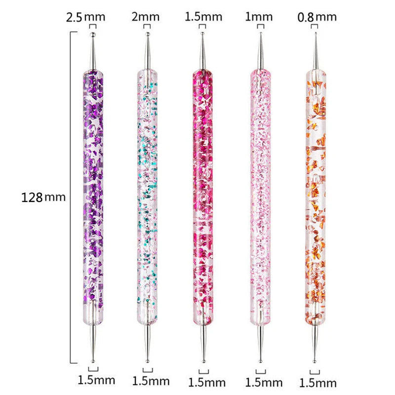 Set de Pinceles de Precisión para Nail Art
