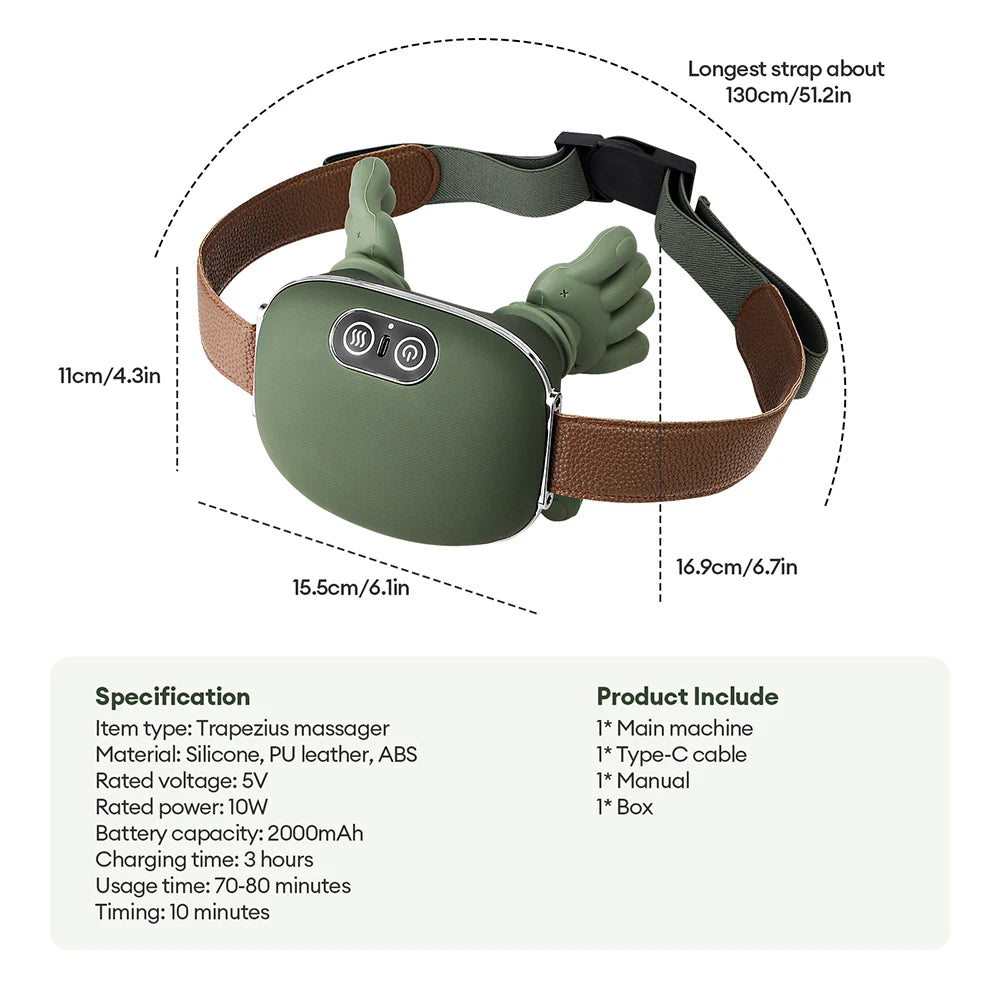 Masajeador Cervical y de Hombros 4D