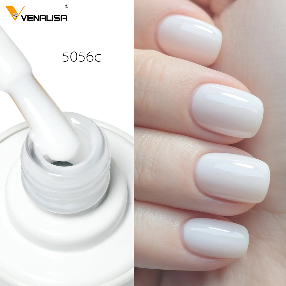 Esmalte gel UV/LED Milky White- Acabado lechoso