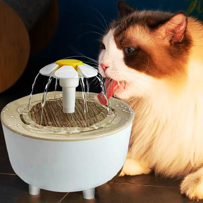 Fuente de agua automática 1,2 L para gatos y perros