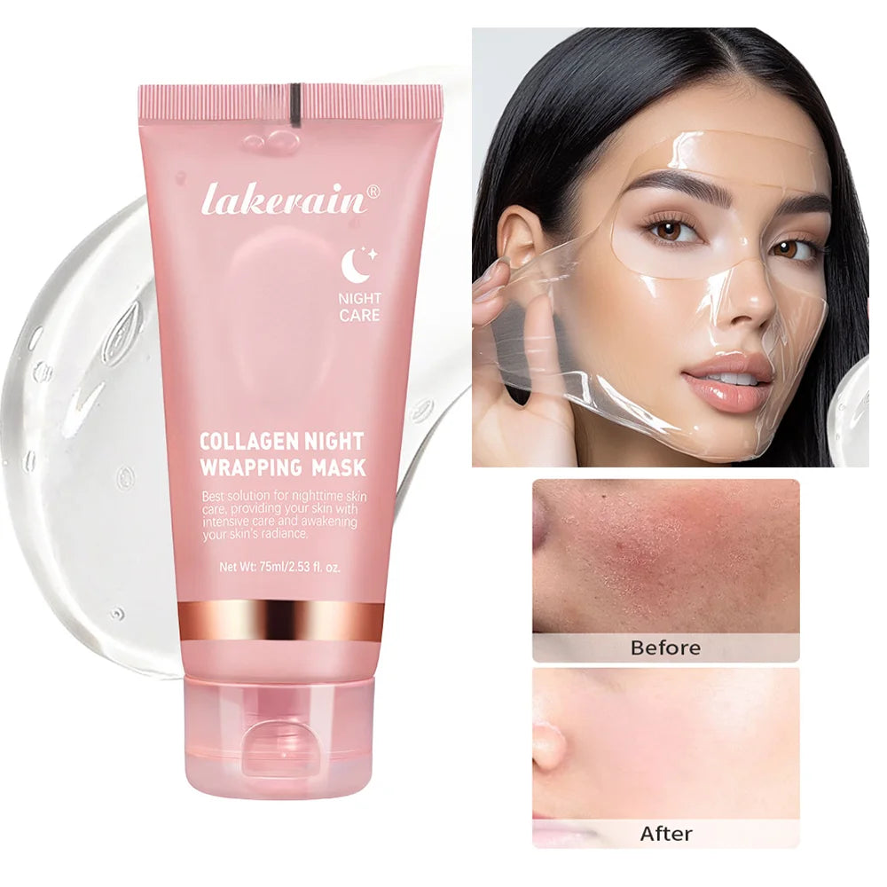 Mascarilla Facial Coreana de Colágeno – Tratamiento Nocturno Reafirmante e Hidratante