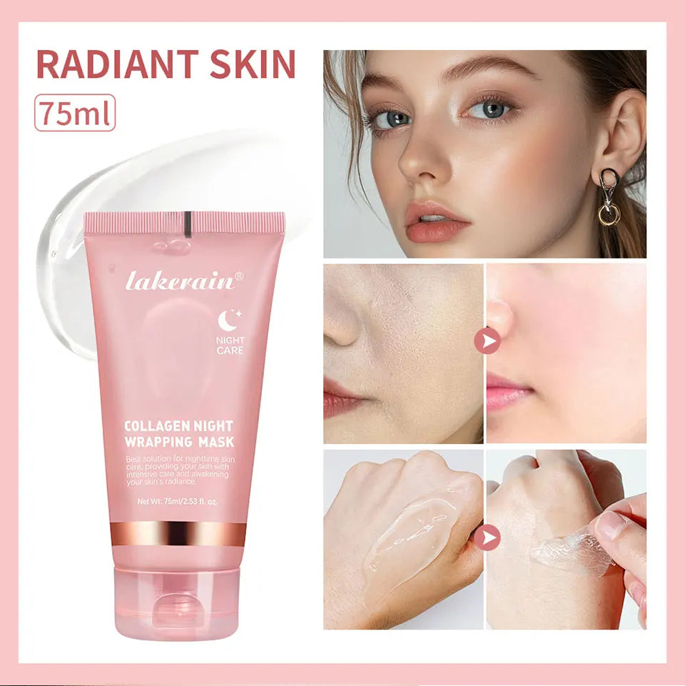 Mascarilla Facial Coreana de Colágeno – Tratamiento Nocturno Reafirmante e Hidratante