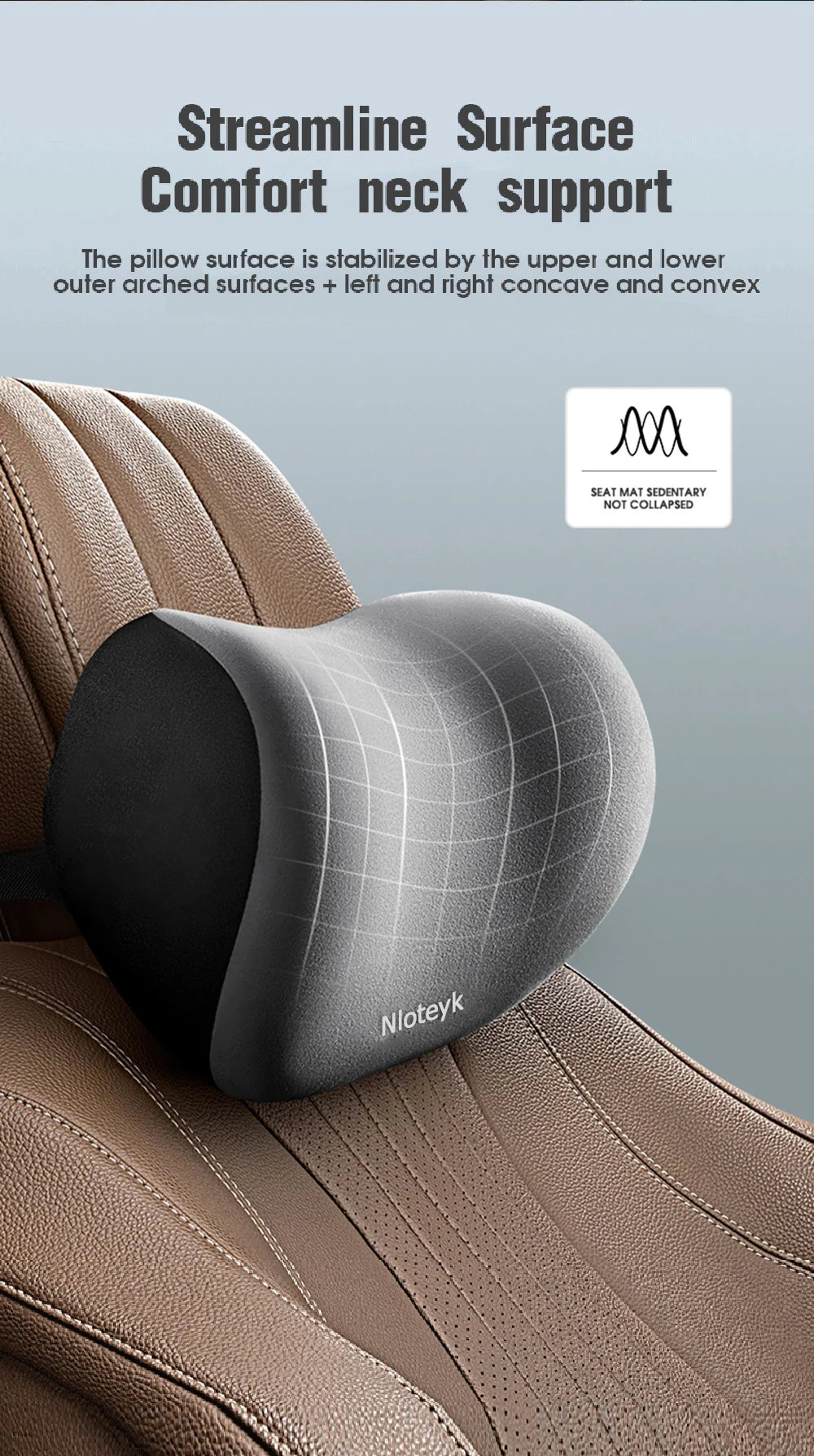 Set Cervical y lumbar de espuma Viscoelástica para coche