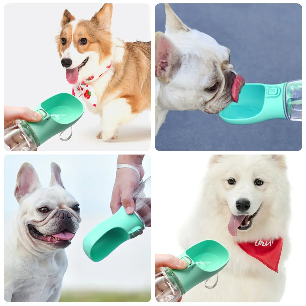 Botella de agua portátil 550 ml para perros