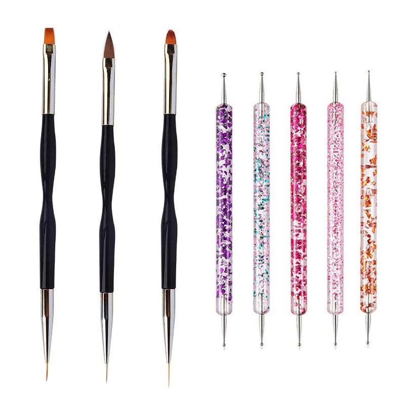 Set de Pinceles de Precisión para Nail Art