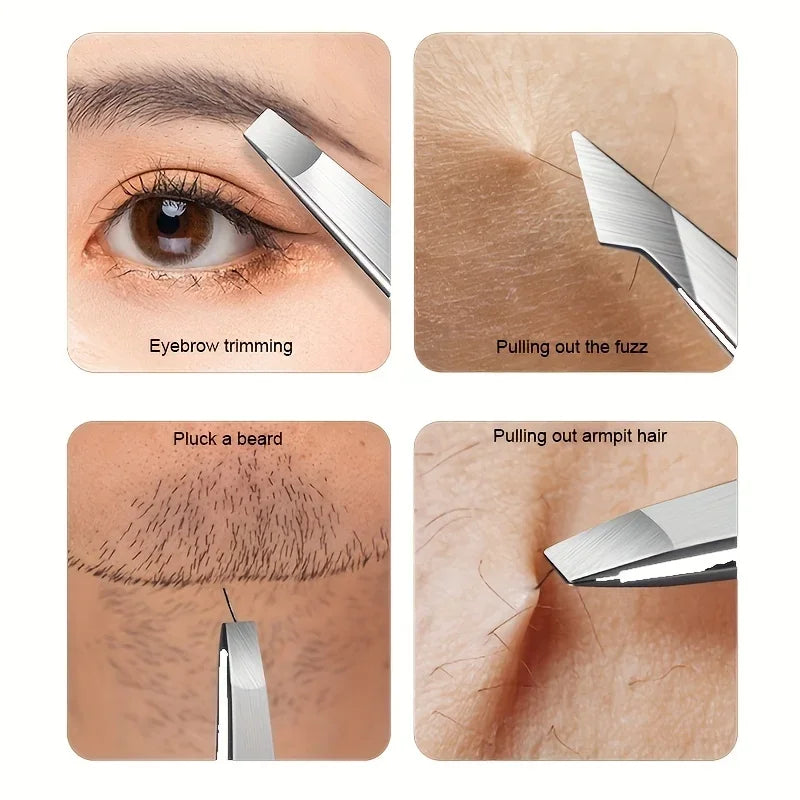 Set de Pinzas de Precisión Rose Gold – 4 Piezas