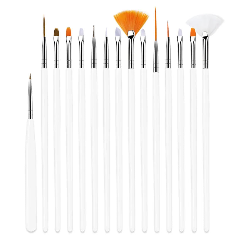 Set de Pinceles de Precisión para Nail Art
