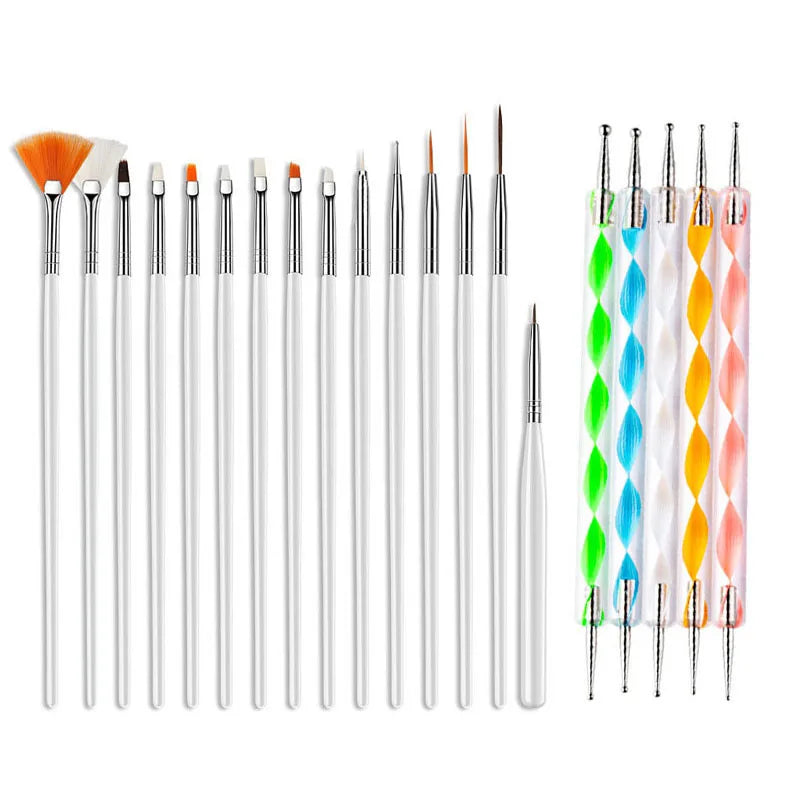 Set de Pinceles de Precisión para Nail Art