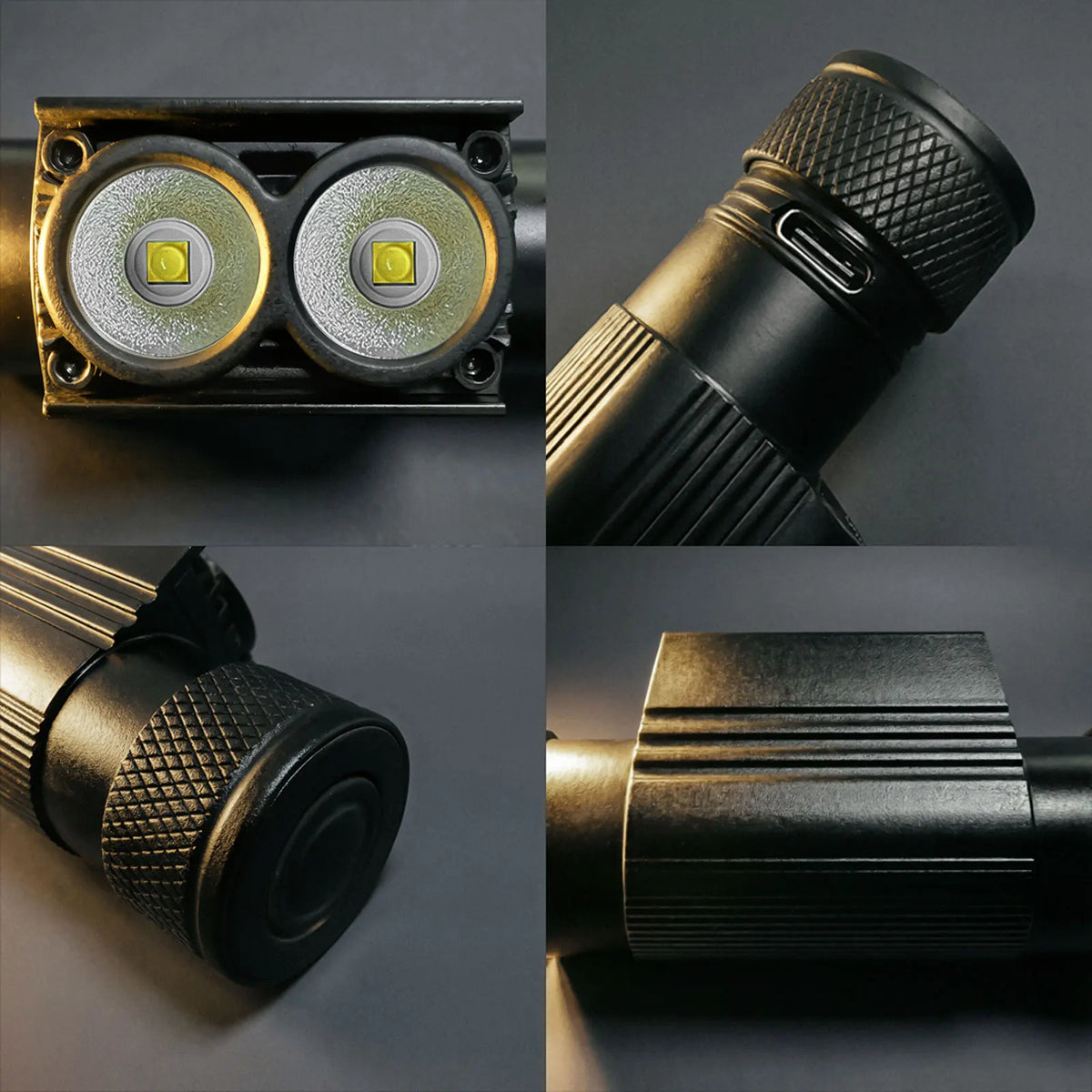 Linterna frontal LED RECARGABLE 2000 mAh