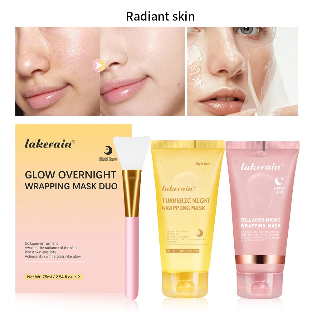 Mascarilla Facial Coreana de Colágeno – Tratamiento Nocturno Reafirmante e Hidratante