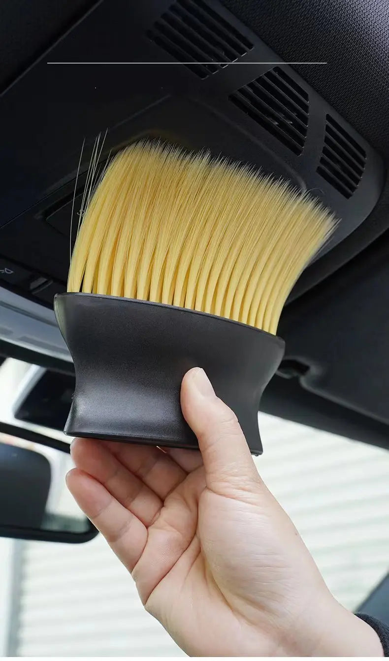 **Cepillo Multifunción para Limpieza Interior del Coche – Ranuras, Salidas de Aire y Polvo**