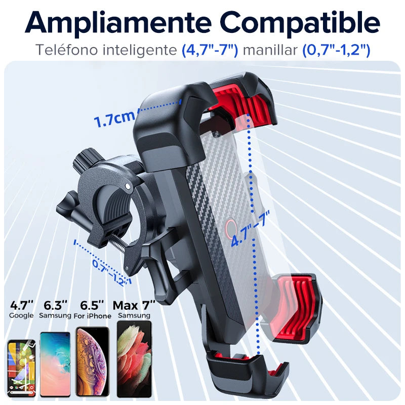 Soporte Antivibración para móvil  en Moto  y Biciccleta