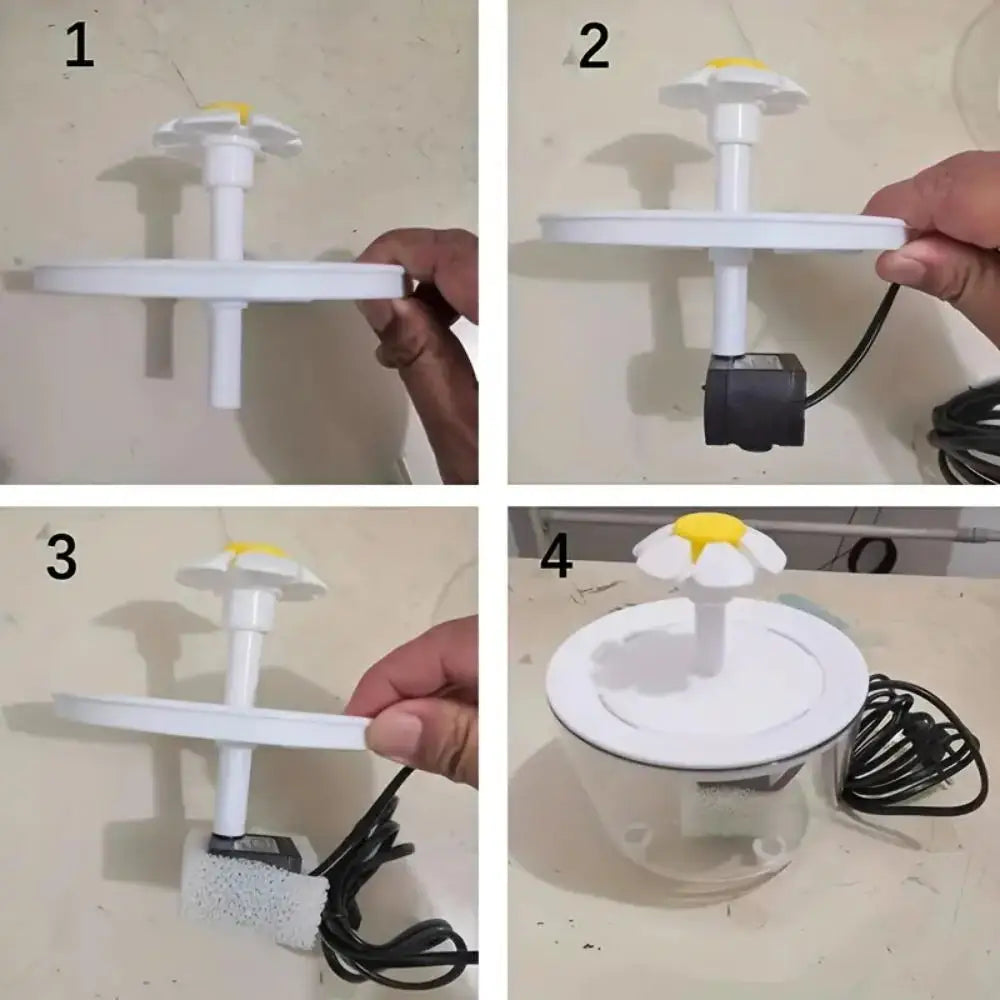 Fuente de agua automática 1,2 L para gatos y perros