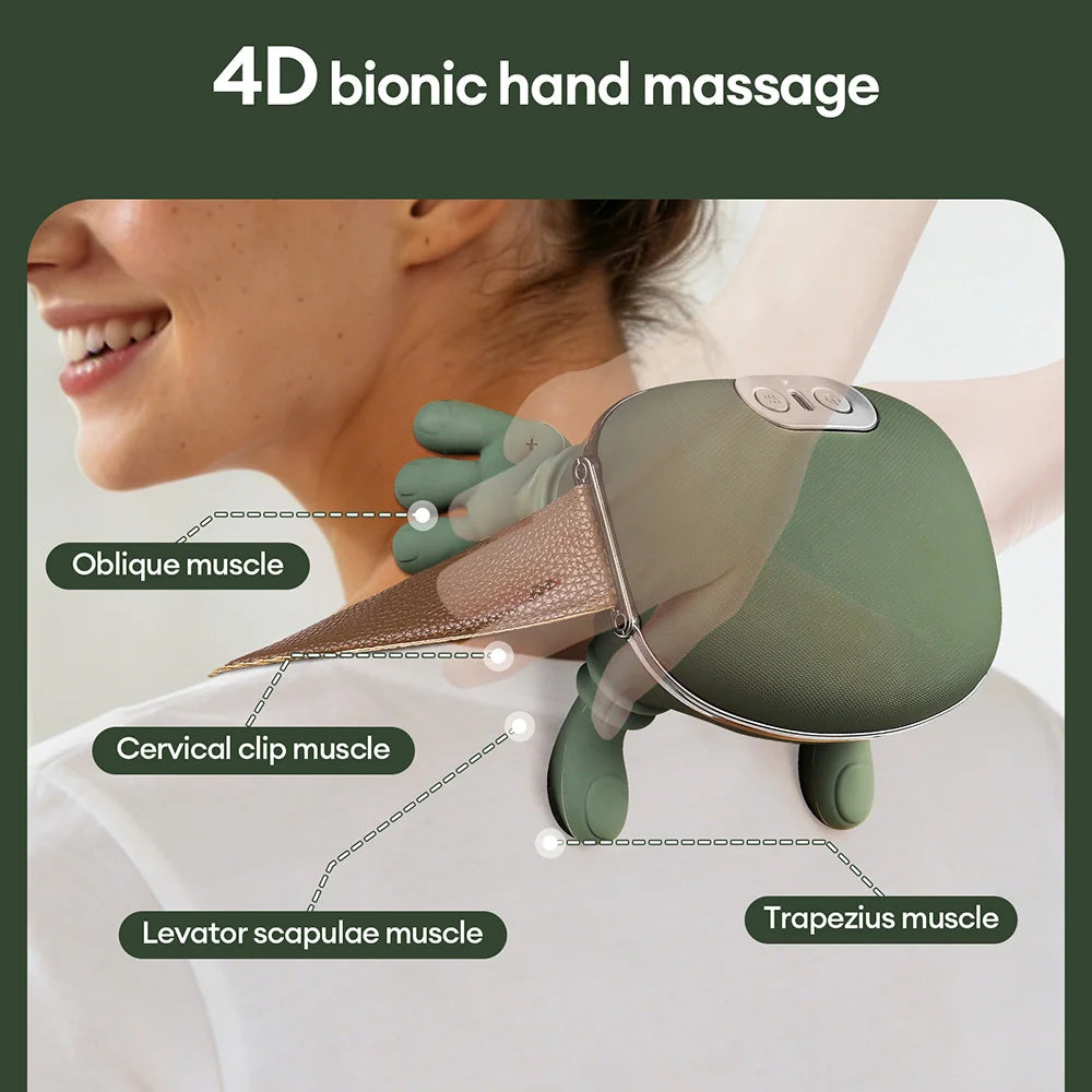 Masajeador Cervical y de Hombros 4D