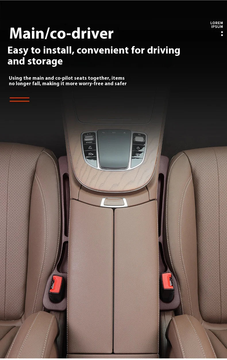 Organizador para huecos de asiento de coche -2 piezas