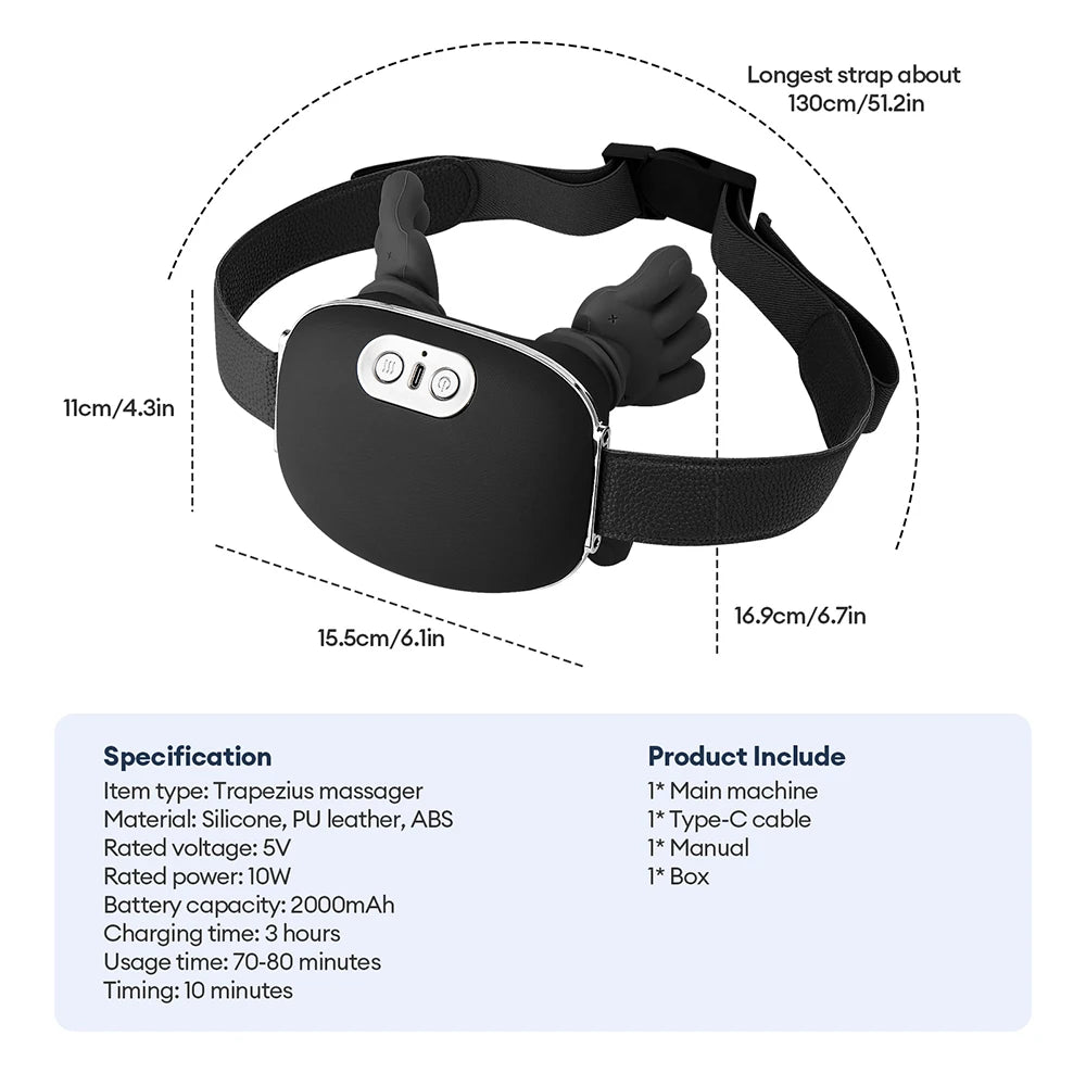 Masajeador Cervical y de Hombros 4D