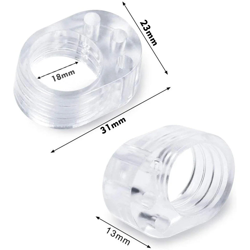 Pack de 8 Protectores de Silicona para Manillas de Puerta – Protege tus Paredes