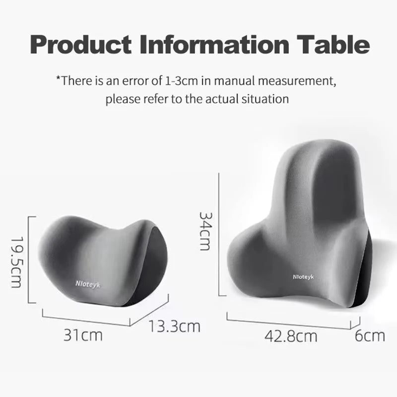 Set Cervical y lumbar de espuma Viscoelástica para coche