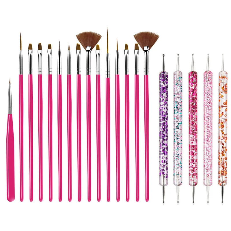 Set de Pinceles de Precisión para Nail Art