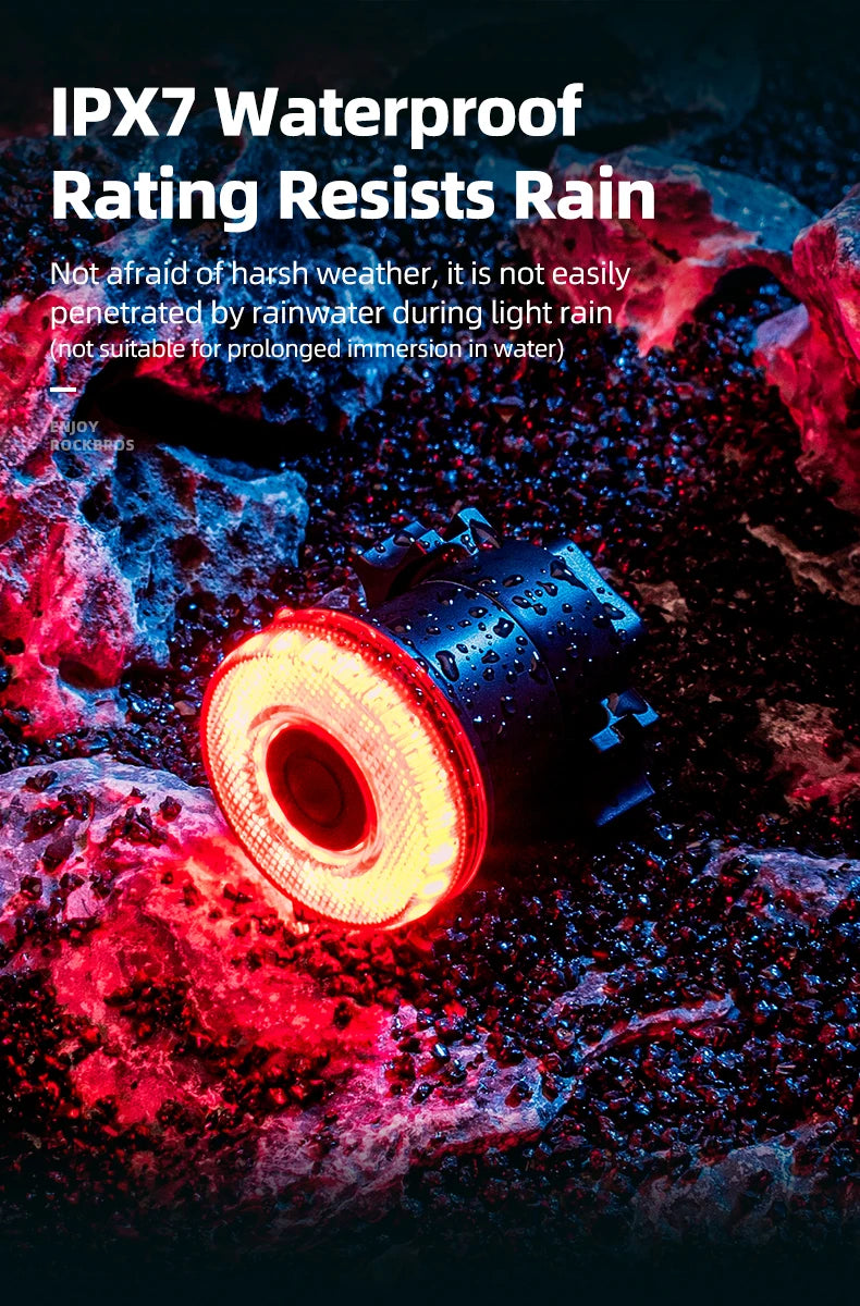 Luz trasera inteligente para bicicleta