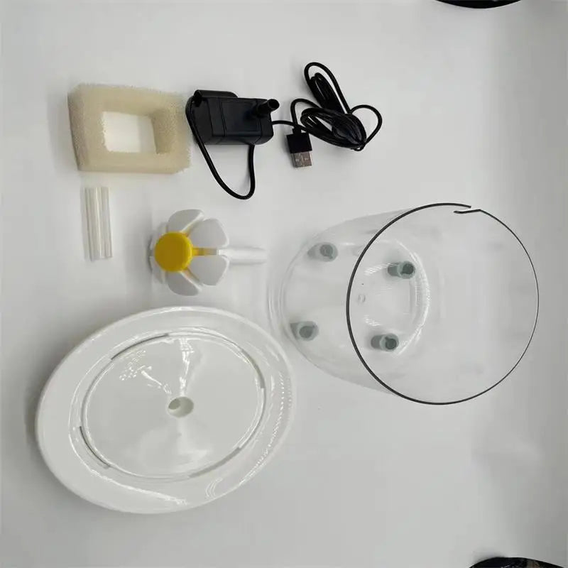 Fuente de agua automática 1,2 L para gatos y perros