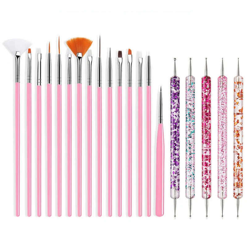 Set de Pinceles de Precisión para Nail Art