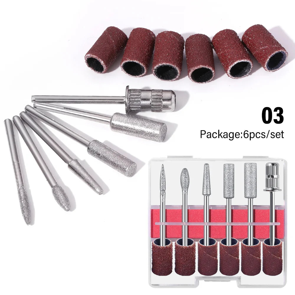 Torno Eléctrico para Manicura y Pedicura 6 en 1