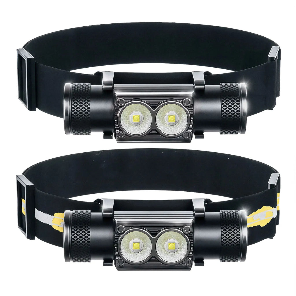 Linterna frontal LED RECARGABLE 2000 mAh