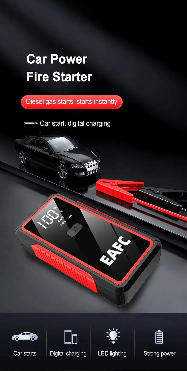 Arrancador de Batería Portátil para Coche 12V