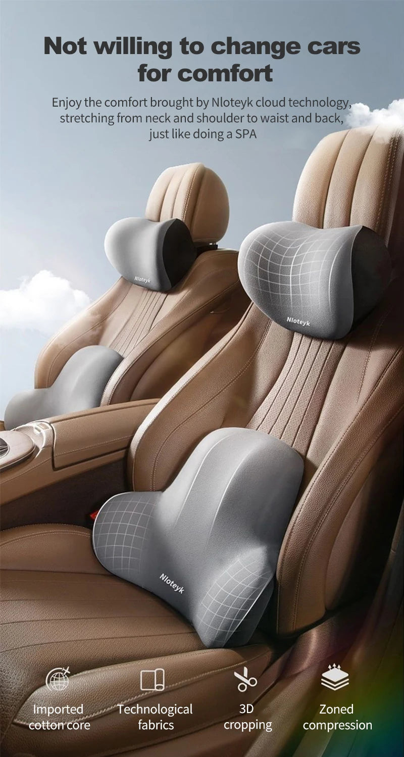 Set Cervical y lumbar de espuma Viscoelástica para coche