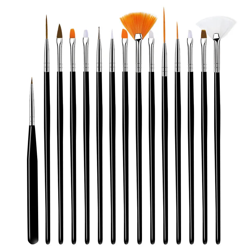 Set de Pinceles de Precisión para Nail Art