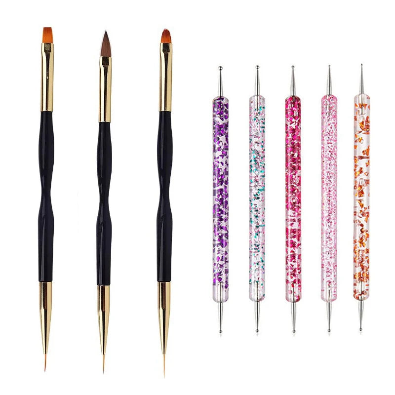 Set de Pinceles de Precisión para Nail Art