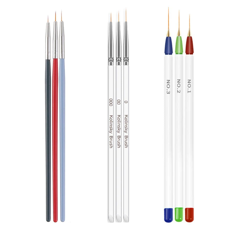 Set de Pinceles de Precisión para Nail Art