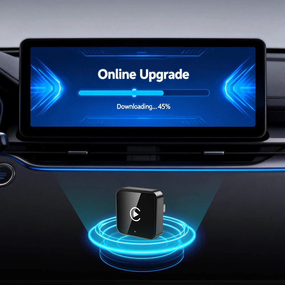 Adaptador inalámbrico 2 en 1 para CarPlay y Android Auto