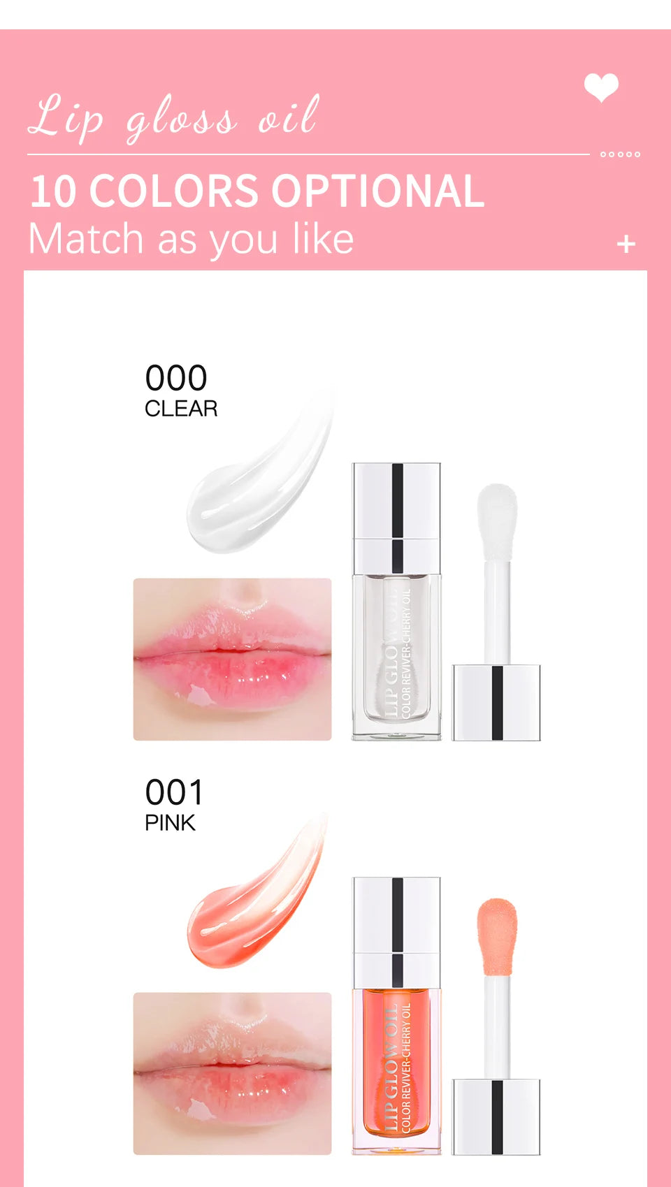 Aceite Labial Hidratante con Brillo – Lip Oil