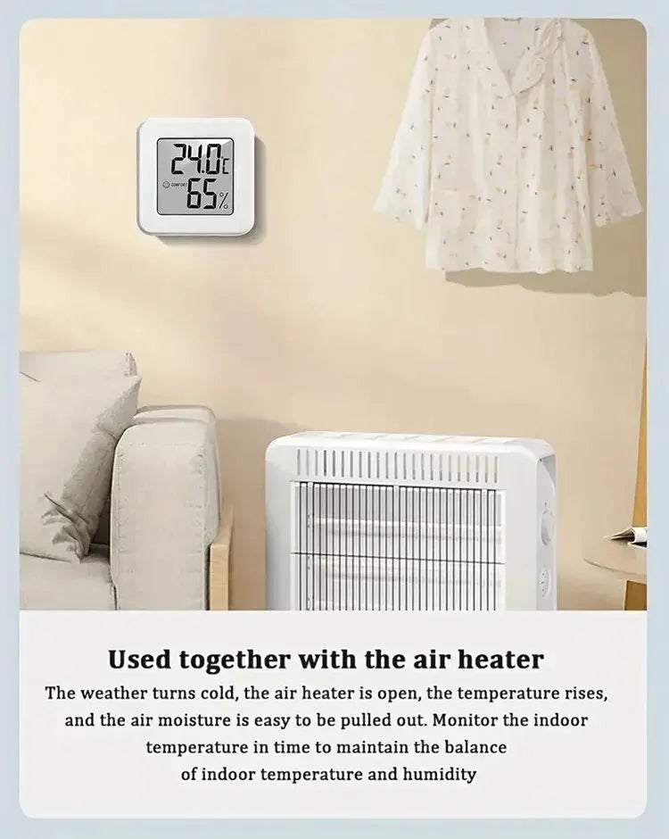 Mini termómetro higrómetro digital para temperatura y humedad