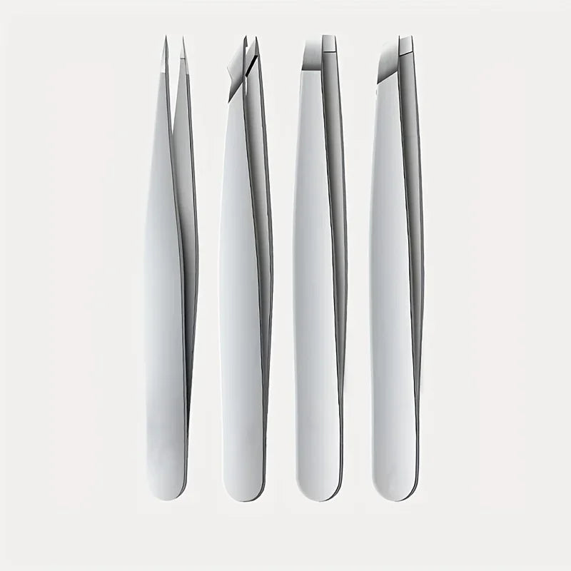 Set de Pinzas de Precisión Rose Gold – 4 Piezas