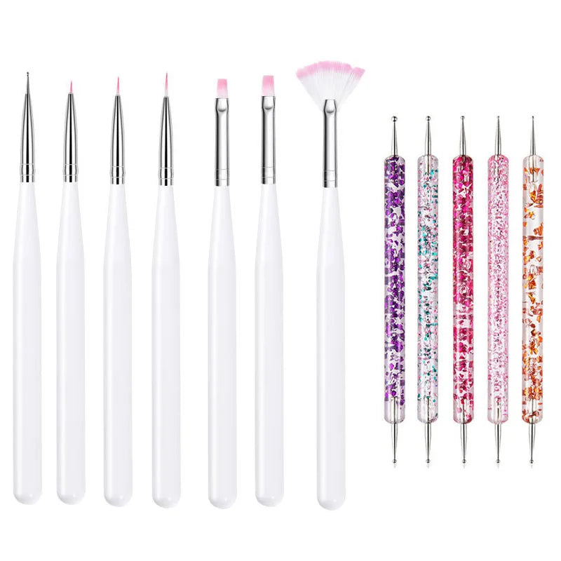 Set de Pinceles de Precisión para Nail Art