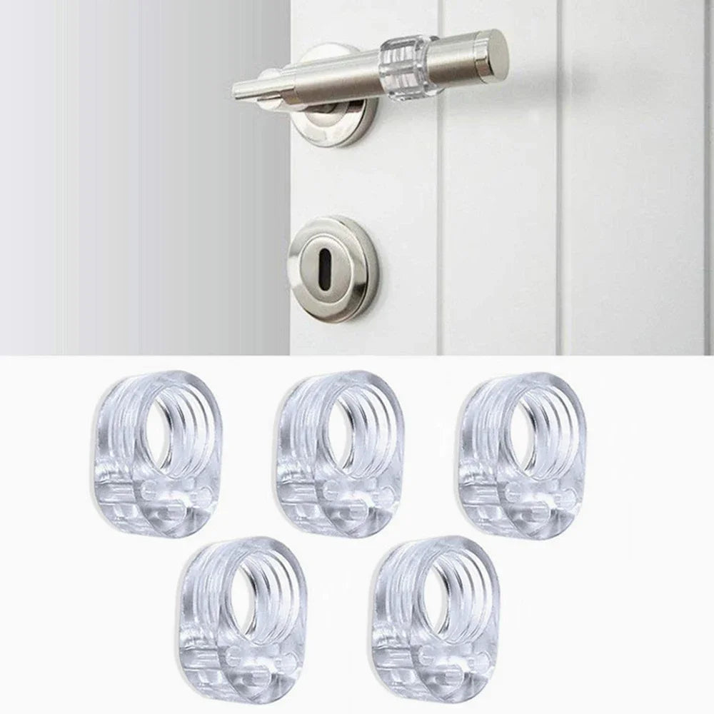 Pack de 8 Protectores de Silicona para Manillas de Puerta – Protege tus Paredes