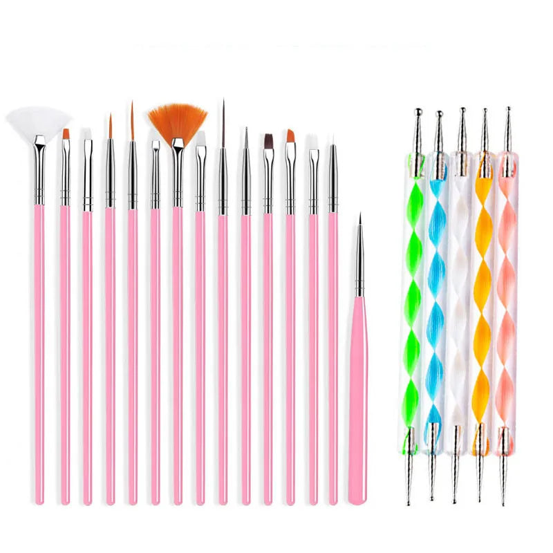 Set de Pinceles de Precisión para Nail Art