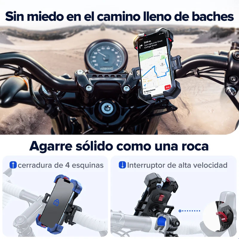 Soporte Antivibración para móvil  en Moto  y Biciccleta