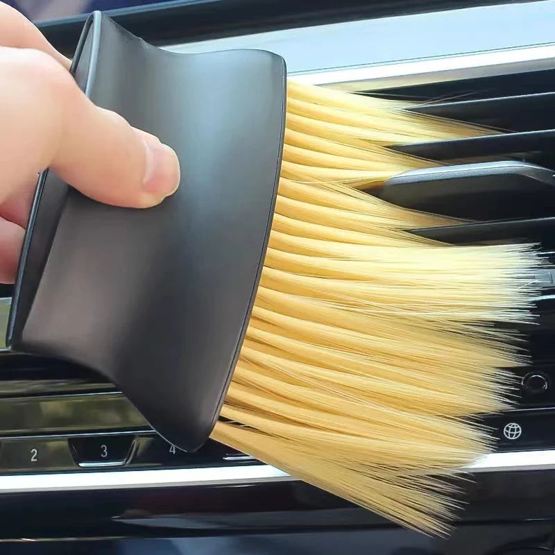 **Cepillo Multifunción para Limpieza Interior del Coche – Ranuras, Salidas de Aire y Polvo**